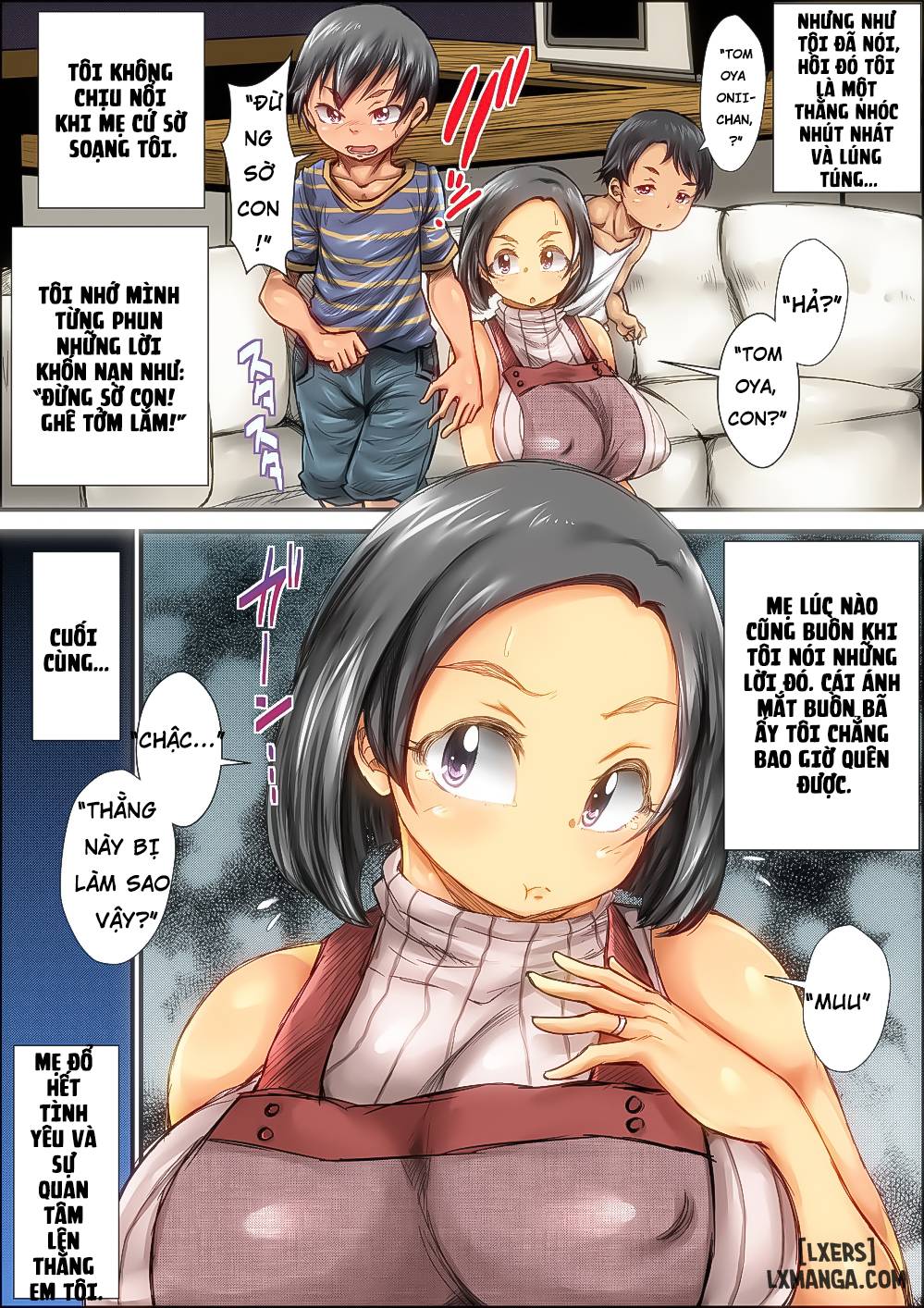 HentaiVN.net - Ảnh 5 - Choushi Koita Boku no Otouto ga Jitsu no Hahaoya o Okashite ita Toki no Hanashi - Oneshot