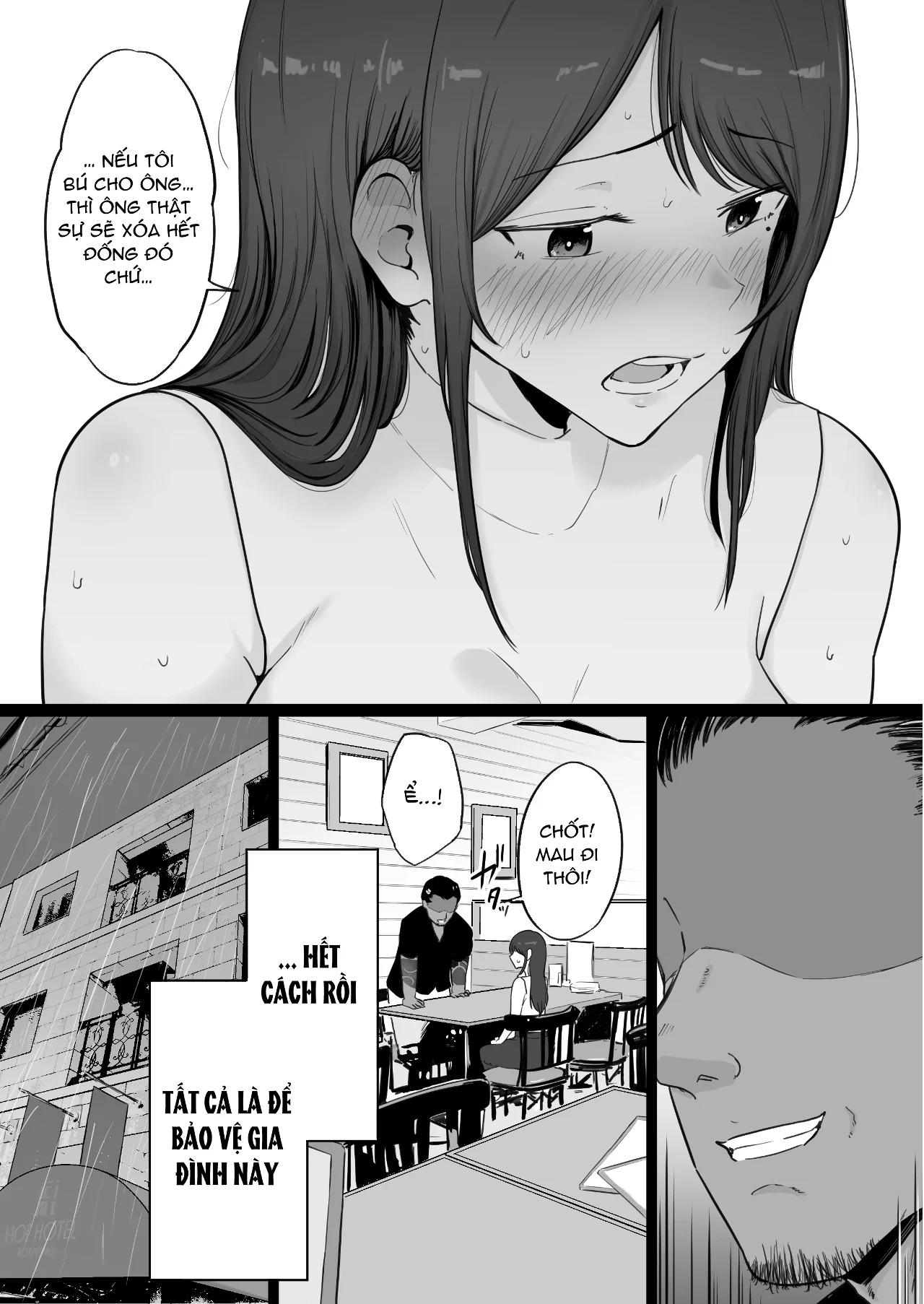 HentaiVN.net - Ảnh 16 - Houkai Kazoku 0-Hahaoya ga Yakuza to no Sex ni Hamatta Hanashi - Oneshot