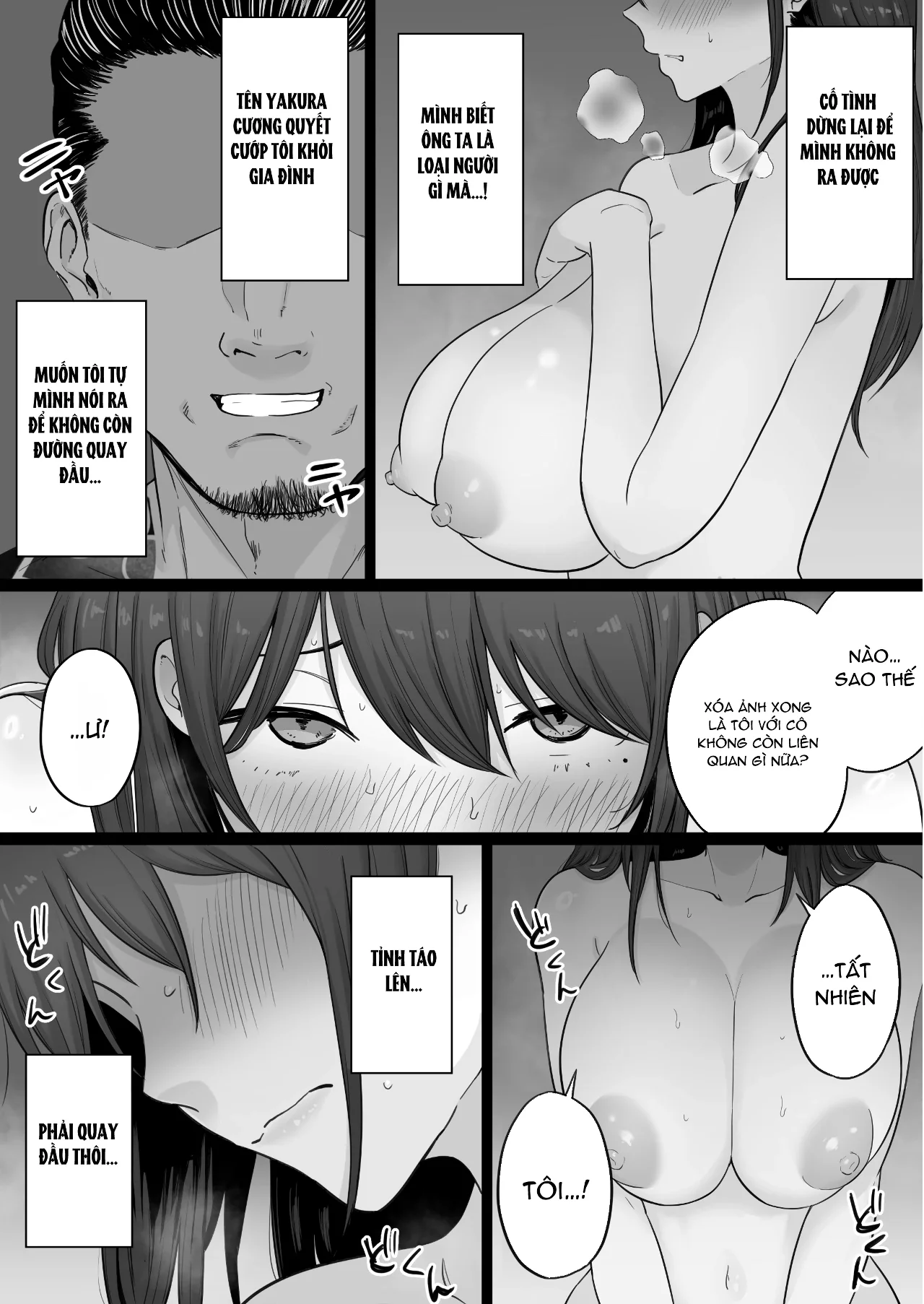 HentaiVN.net - Ảnh 28 - Houkai Kazoku 0-Hahaoya ga Yakuza to no Sex ni Hamatta Hanashi - Oneshot