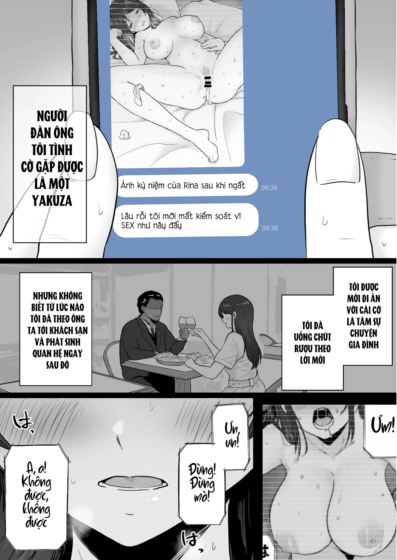 HentaiVN.net - Ảnh 8 - Houkai Kazoku 0-Hahaoya ga Yakuza to no Sex ni Hamatta Hanashi - Oneshot