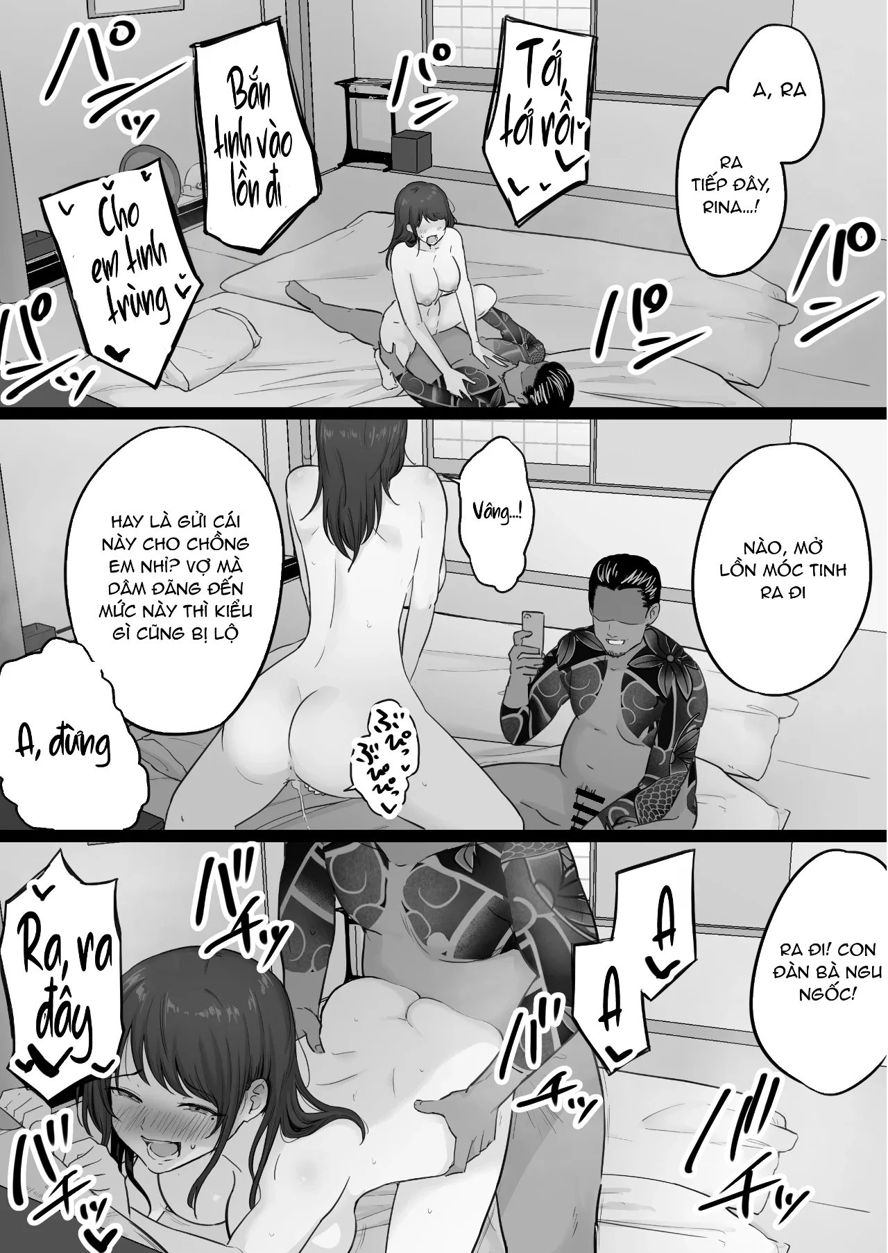 HentaiVN.net - Ảnh 80 - Houkai Kazoku 0-Hahaoya ga Yakuza to no Sex ni Hamatta Hanashi - Oneshot