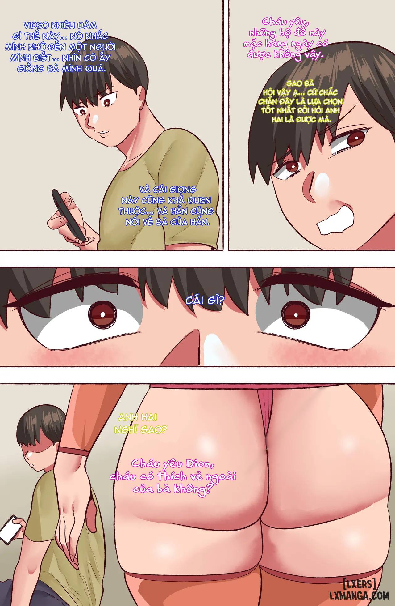 HentaiVN.net - Ảnh 15 - Don't steal my grandma 4 + 5 - Phần 4
