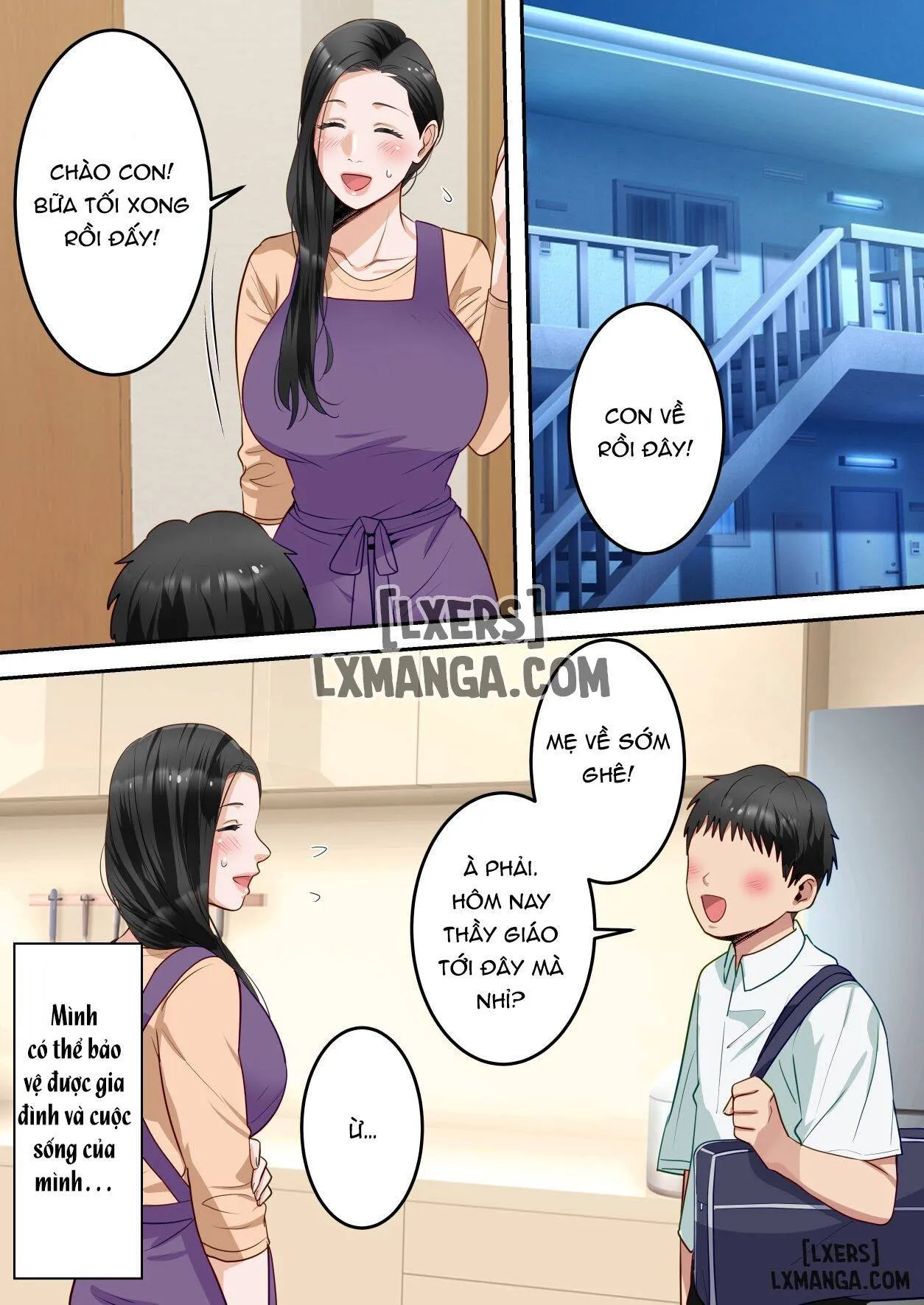 HentaiVN.net - Ảnh 45 - My Beloved Mother Was Taken By My Homeroom Teacher [Boku no Daisuki na Okaa-san o Tannin no Sensei ni Toraremashita] - Chapter 1