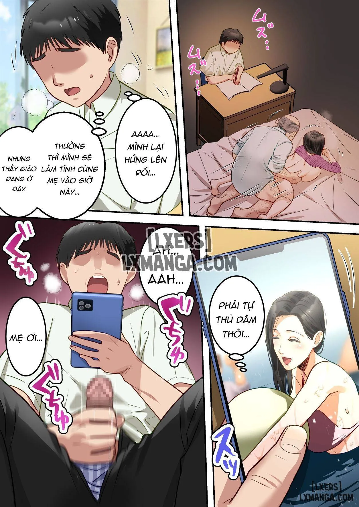 HentaiVN.net - Ảnh 53 - My Beloved Mother Was Taken By My Homeroom Teacher [Boku no Daisuki na Okaa-san o Tannin no Sensei ni Toraremashita] - Chapter 1