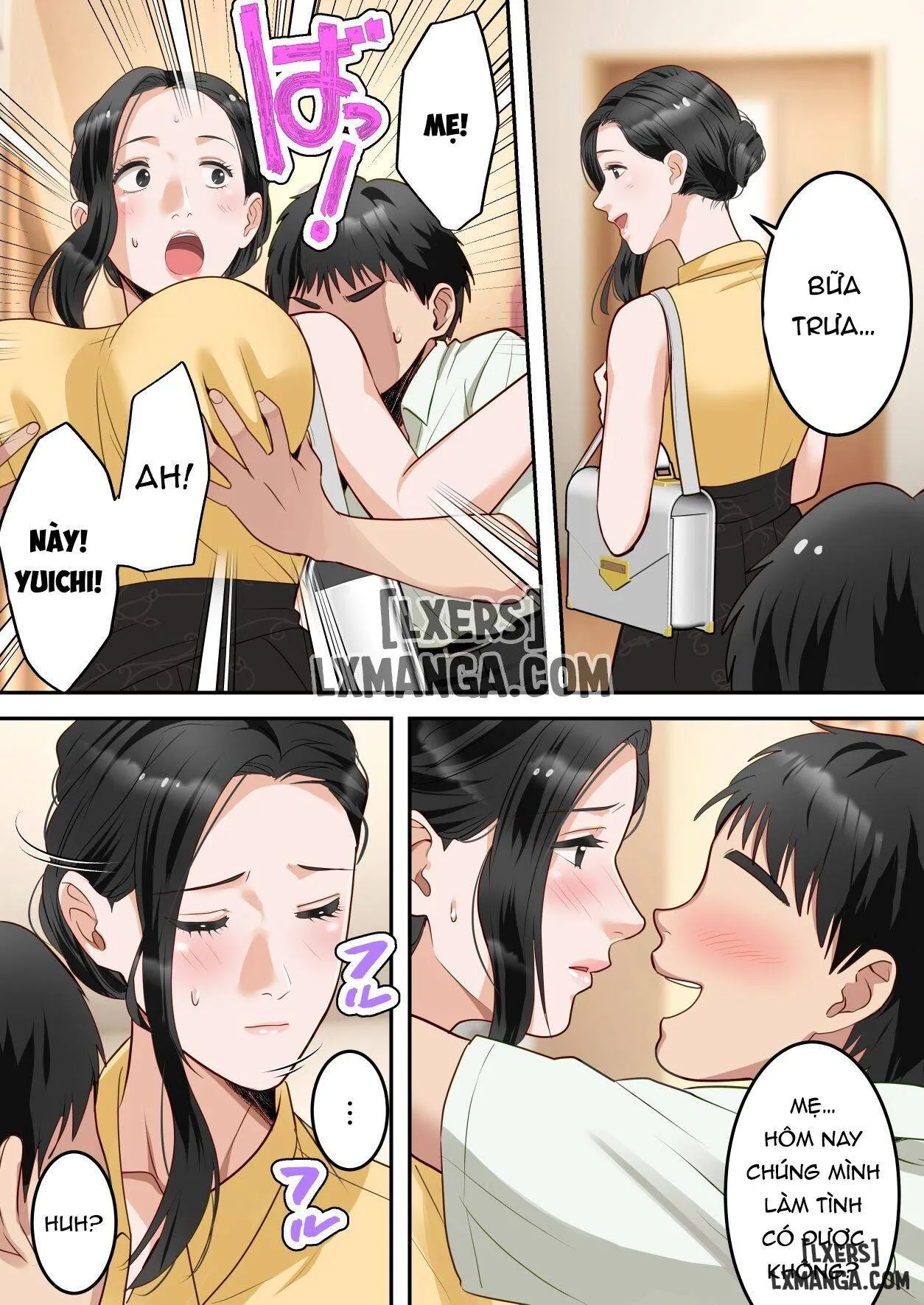 HentaiVN.net - Ảnh 59 - My Beloved Mother Was Taken By My Homeroom Teacher [Boku no Daisuki na Okaa-san o Tannin no Sensei ni Toraremashita] - Chapter 1