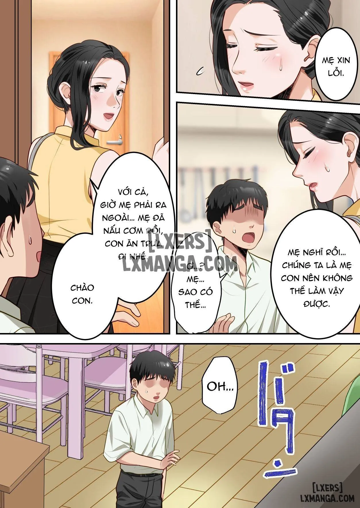 HentaiVN.net - Ảnh 60 - My Beloved Mother Was Taken By My Homeroom Teacher [Boku no Daisuki na Okaa-san o Tannin no Sensei ni Toraremashita] - Chapter 1