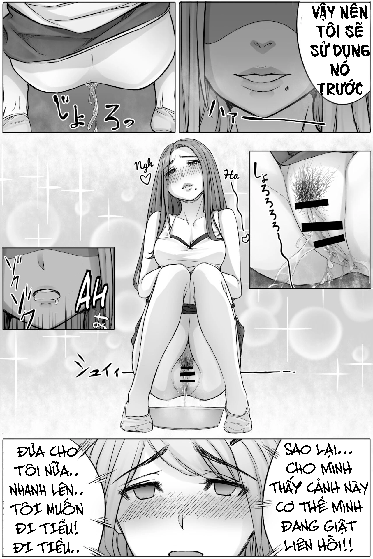 HentaiVN.net - Ảnh 9 - Không thể kiếm chế cơn buồn tiểu - Chap 2