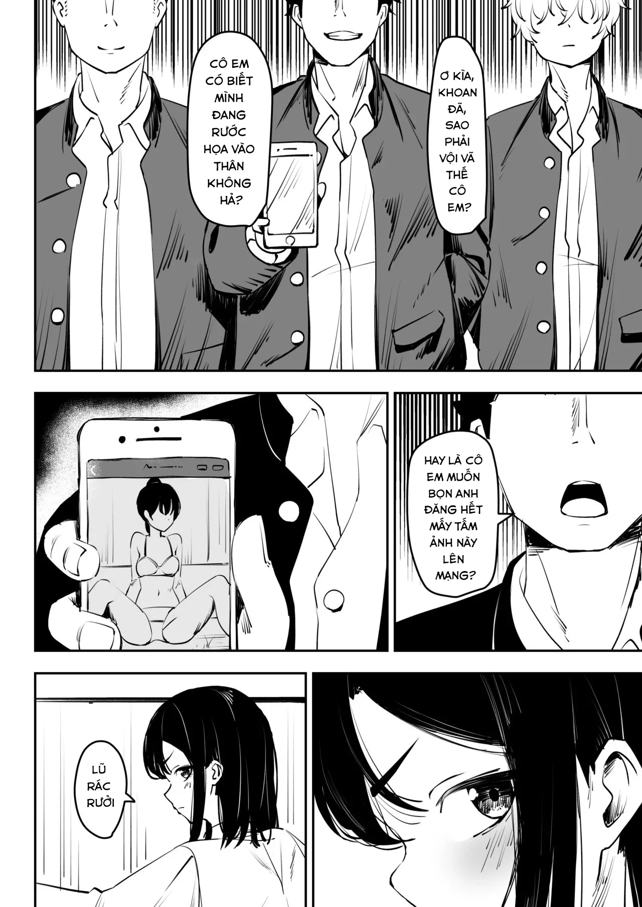 HentaiVN.net - Ảnh 5 - Ijime o Tomeyou to Shita Dake nanoni - Oneshot