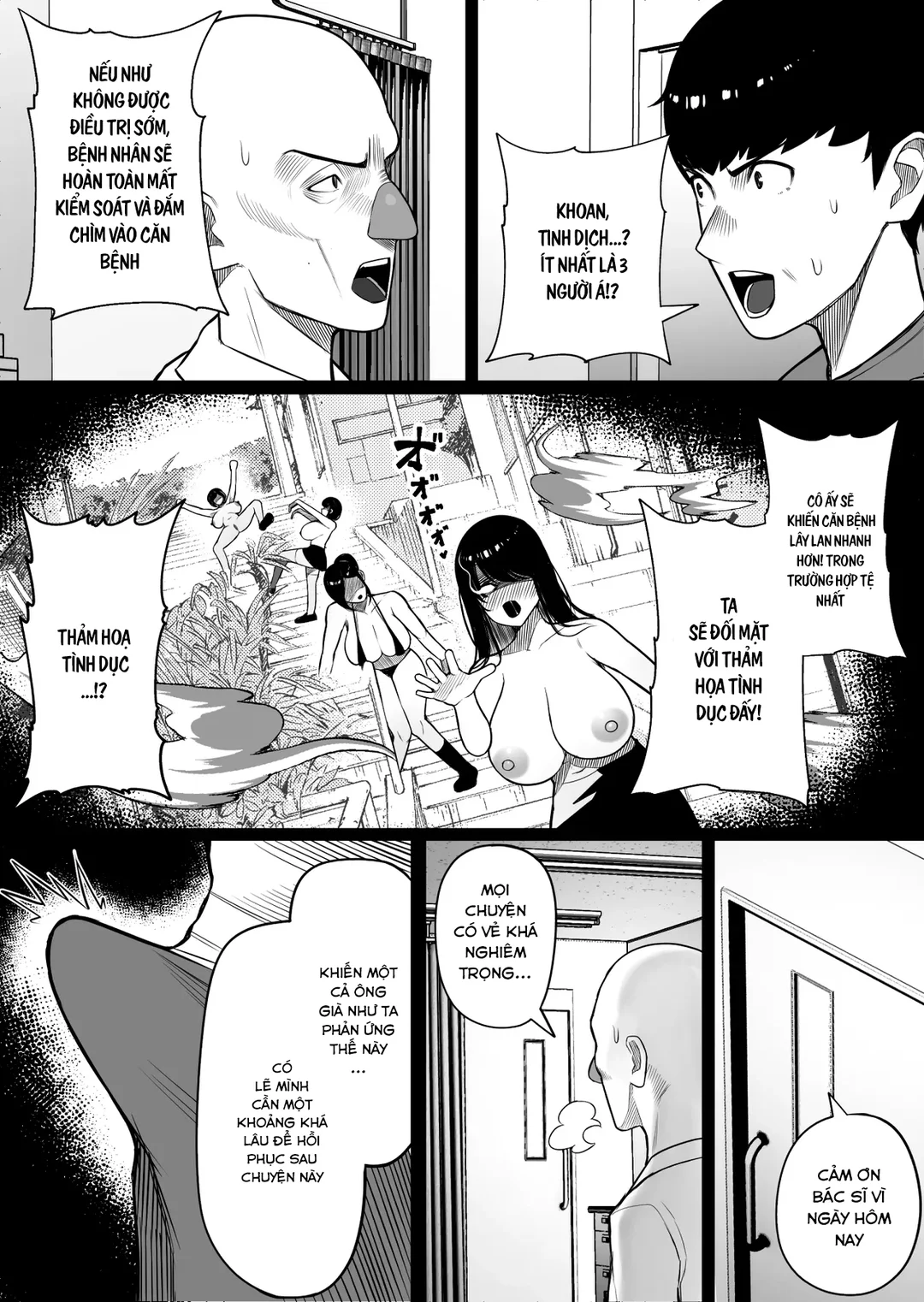 HentaiVN.net - Ảnh 15 - Căn bệnh kì quái của vợ tôi - Oneshot