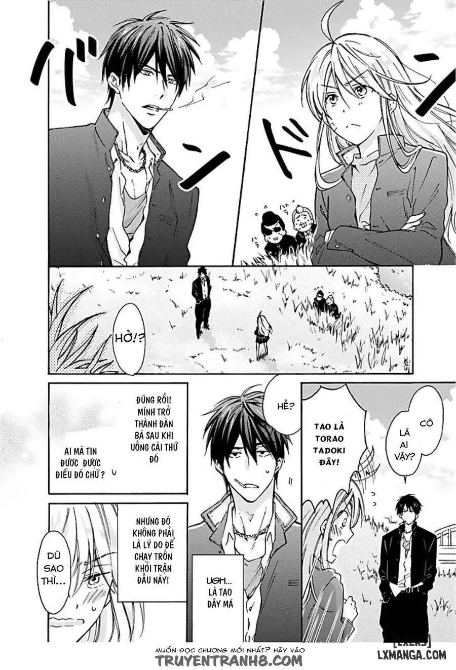 HentaiVN.net - Ảnh 4 - Nyotaika Yankee Gakuen: Ore no Hajimete, Nerawaretemasu! - Chap 1