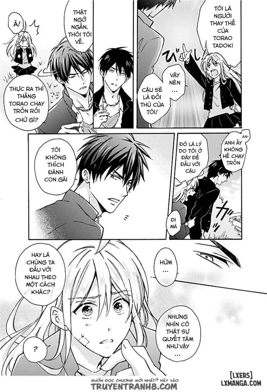 HentaiVN.net - Ảnh 5 - Nyotaika Yankee Gakuen: Ore no Hajimete, Nerawaretemasu! - Chap 1