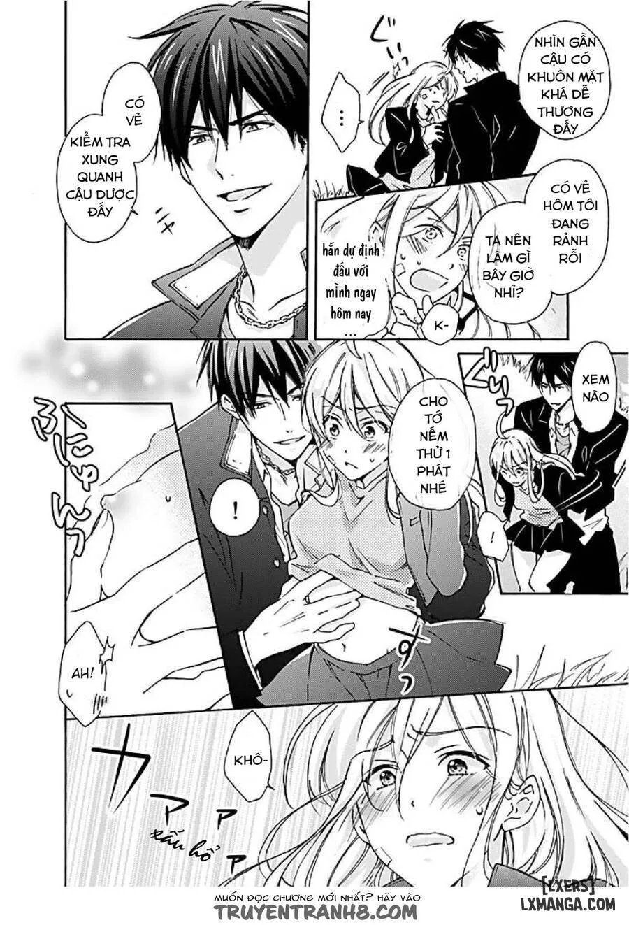 HentaiVN.net - Ảnh 6 - Nyotaika Yankee Gakuen: Ore no Hajimete, Nerawaretemasu! - Chap 1