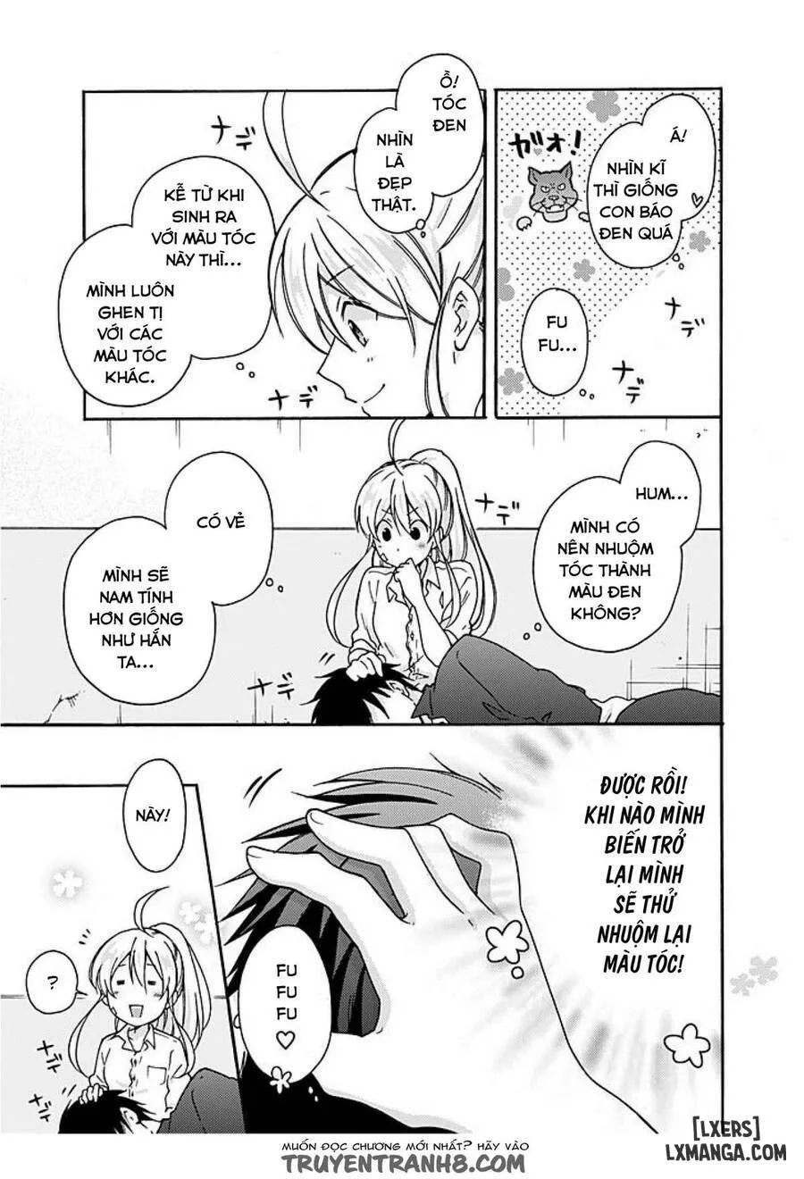 HentaiVN.net - Ảnh 11 - Nyotaika Yankee Gakuen: Ore no Hajimete, Nerawaretemasu! - Chap 3