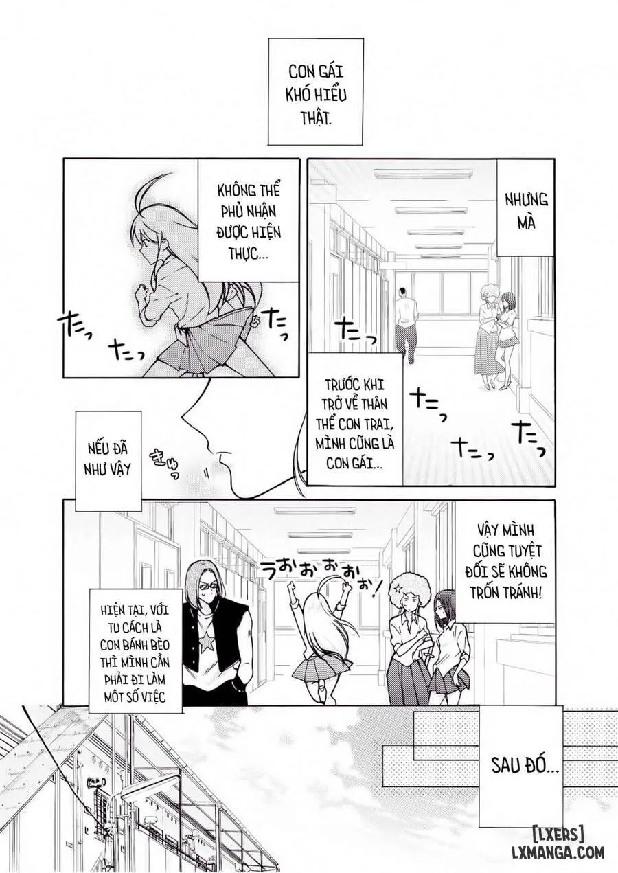 HentaiVN.net - Ảnh 12 - Nyotaika Yankee Gakuen: Ore no Hajimete, Nerawaretemasu! - Chap 8