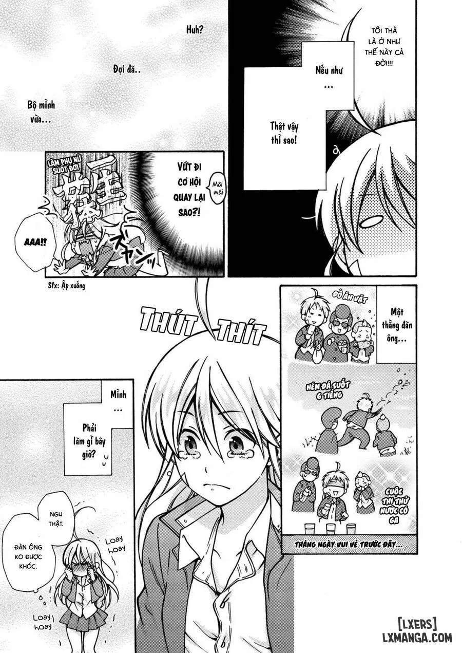 HentaiVN.net - Ảnh 26 - Nyotaika Yankee Gakuen: Ore no Hajimete, Nerawaretemasu! - Chap 12