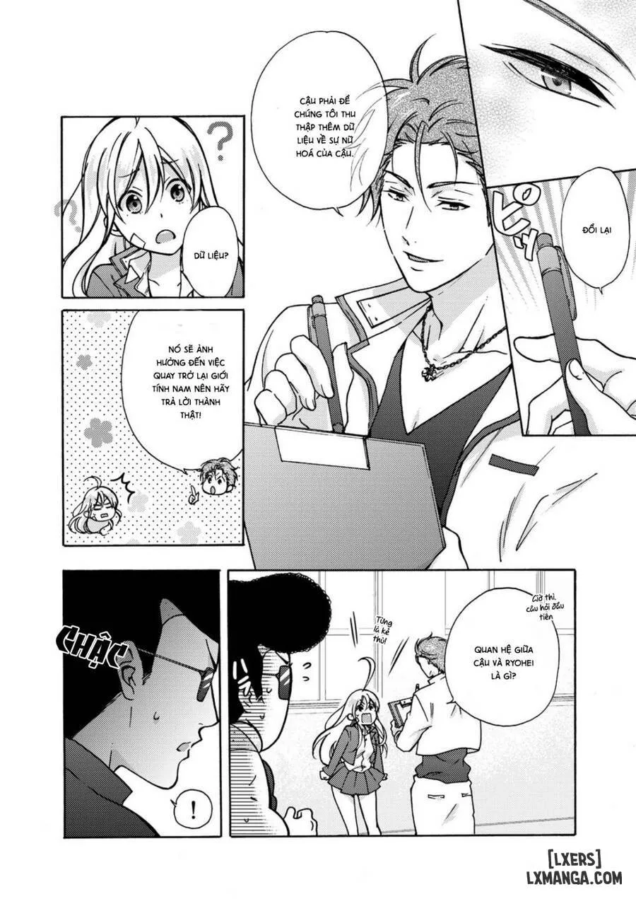 HentaiVN.net - Ảnh 13 - Nyotaika Yankee Gakuen: Ore no Hajimete, Nerawaretemasu! - Chap 13