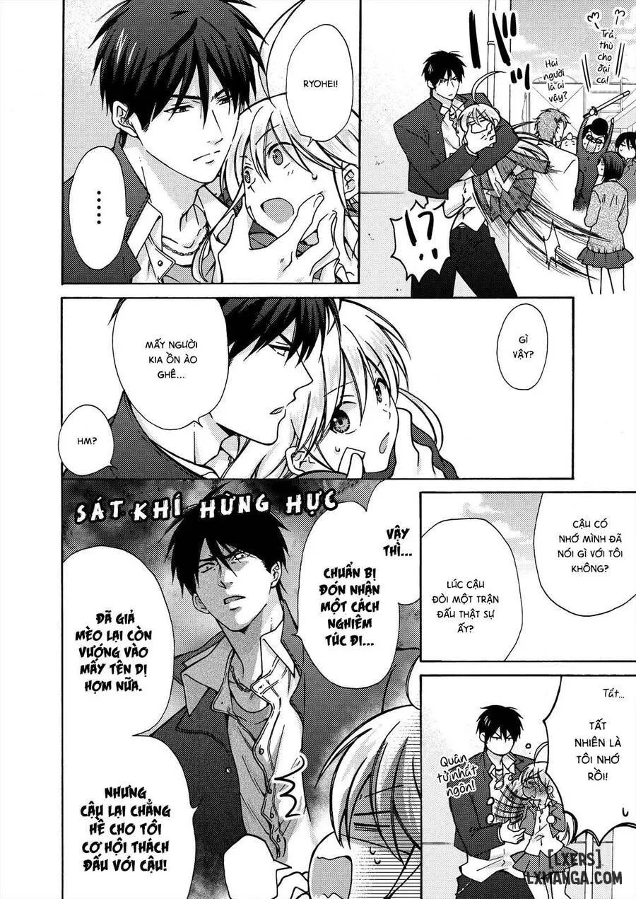 HentaiVN.net - Ảnh 3 - Nyotaika Yankee Gakuen: Ore no Hajimete, Nerawaretemasu! - Chap 14.5