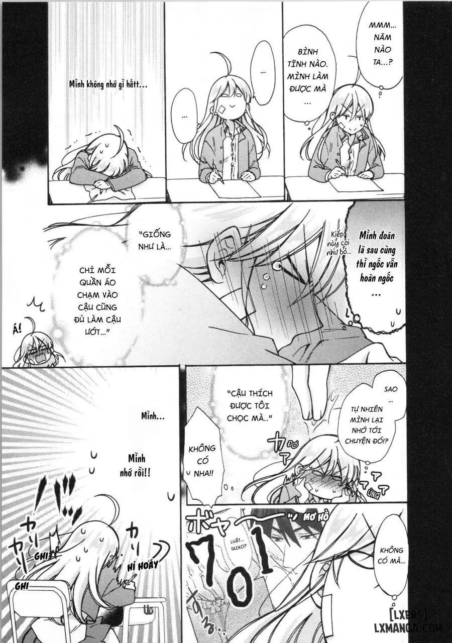 HentaiVN.net - Ảnh 12 - Nyotaika Yankee Gakuen: Ore no Hajimete, Nerawaretemasu! - Chap 17.5