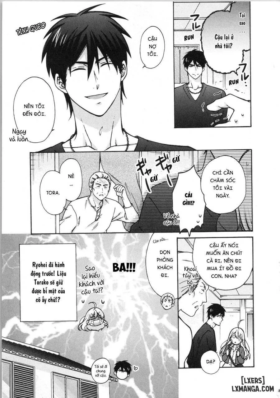 HentaiVN.net - Ảnh 16 - Nyotaika Yankee Gakuen: Ore no Hajimete, Nerawaretemasu! - Chap 17.5
