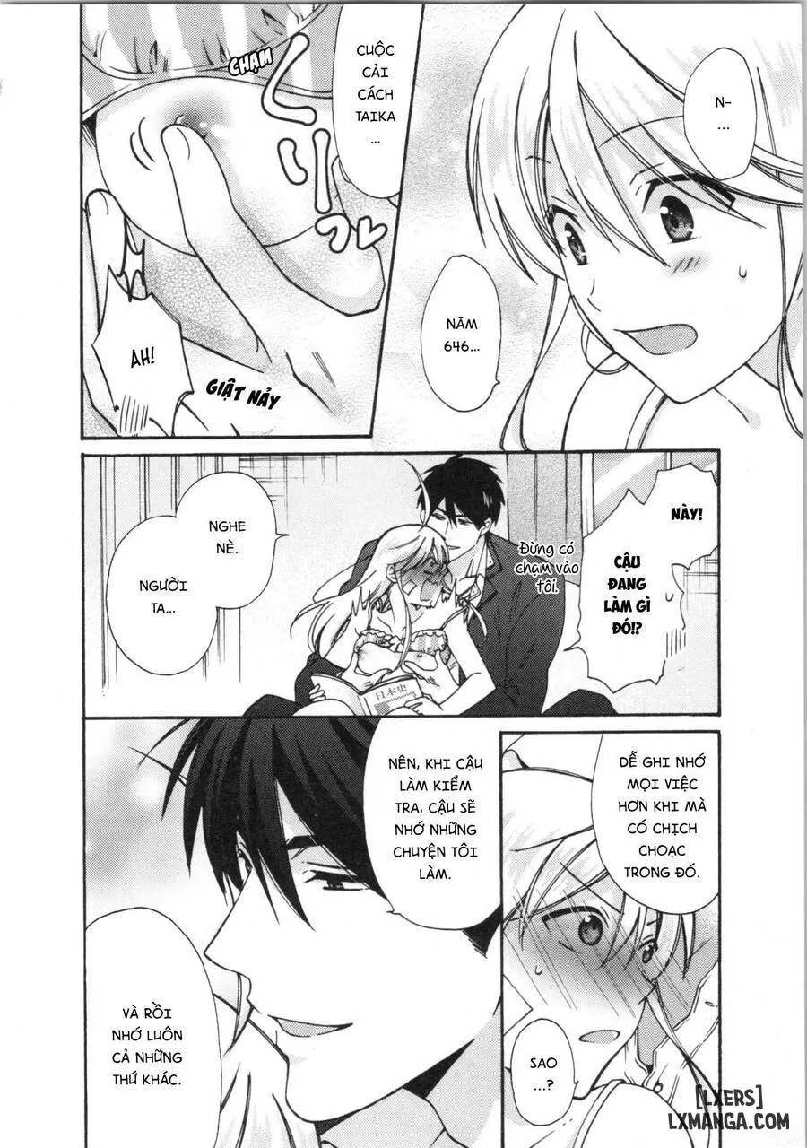 HentaiVN.net - Ảnh 3 - Nyotaika Yankee Gakuen: Ore no Hajimete, Nerawaretemasu! - Chap 17.5