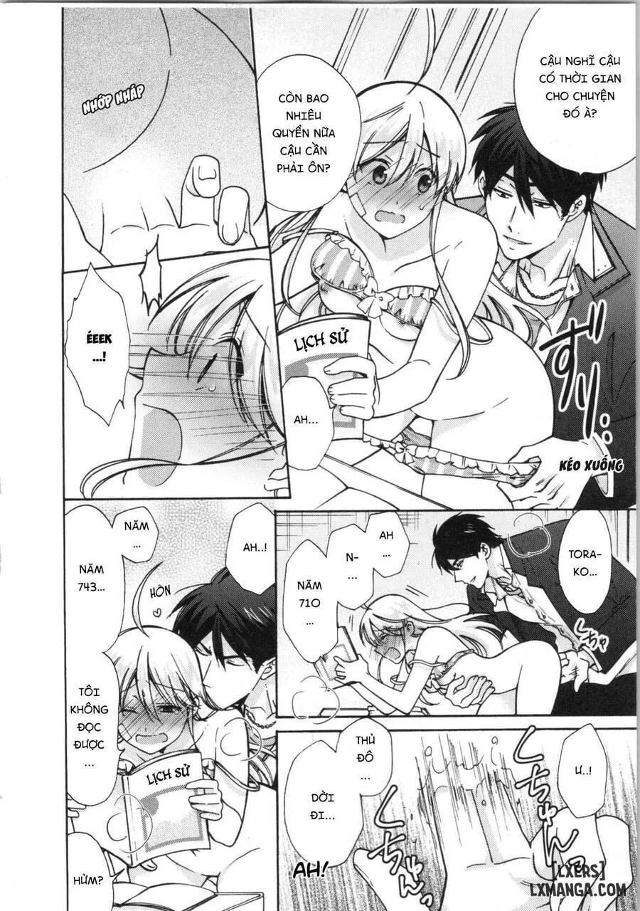 HentaiVN.net - Ảnh 7 - Nyotaika Yankee Gakuen: Ore no Hajimete, Nerawaretemasu! - Chap 17.5
