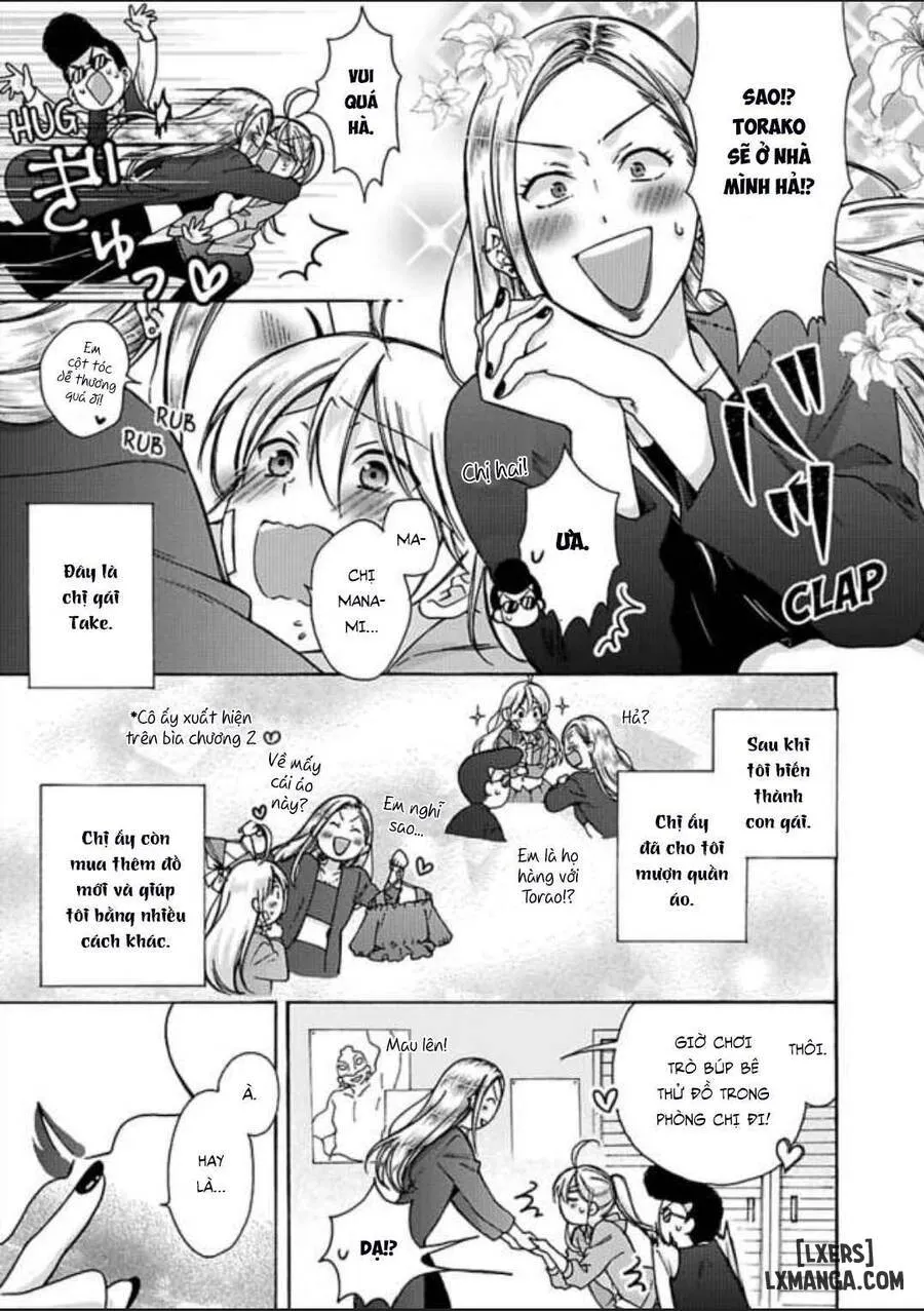 HentaiVN.net - Ảnh 3 - Nyotaika Yankee Gakuen: Ore no Hajimete, Nerawaretemasu! - Chap 19