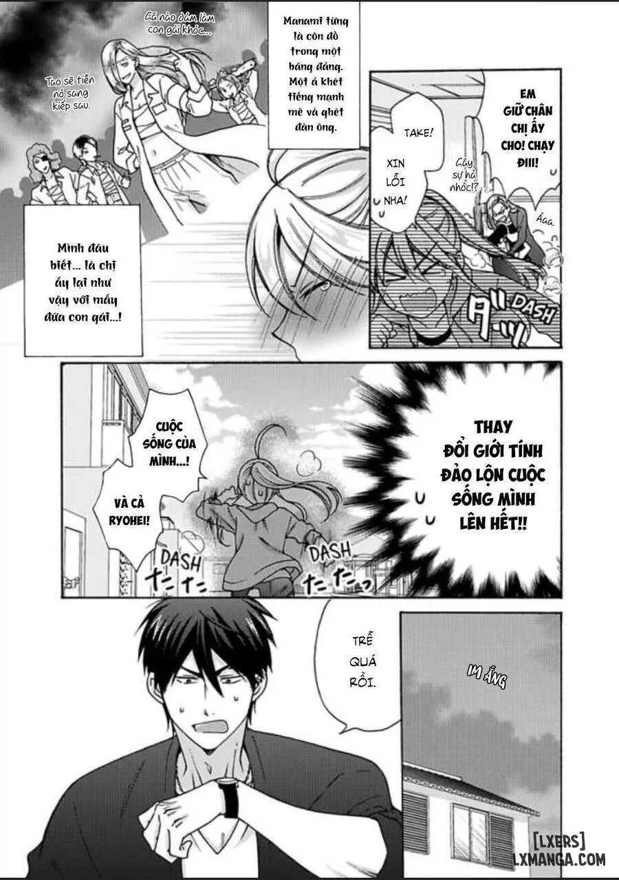 HentaiVN.net - Ảnh 5 - Nyotaika Yankee Gakuen: Ore no Hajimete, Nerawaretemasu! - Chap 19