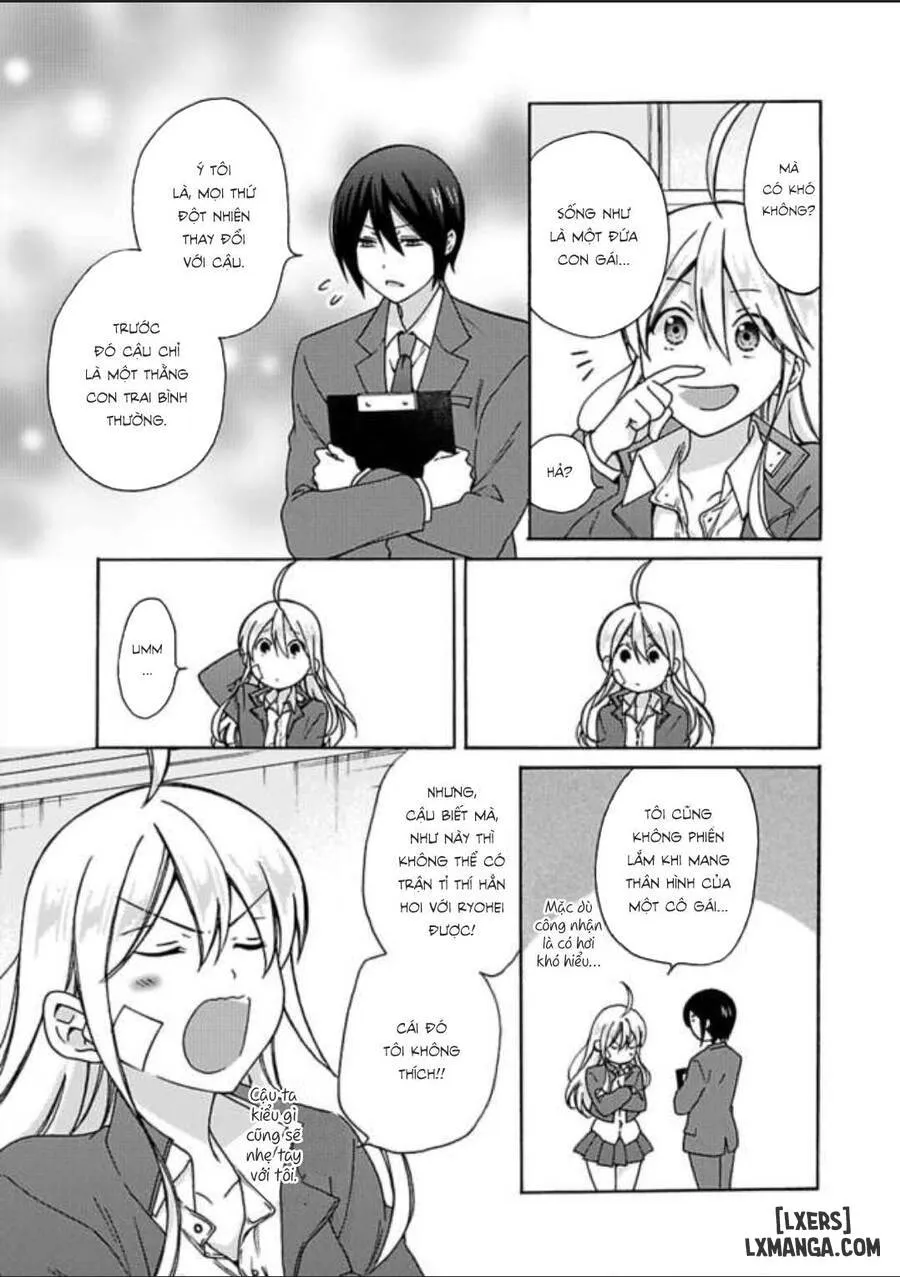 HentaiVN.net - Ảnh 3 - Nyotaika Yankee Gakuen: Ore no Hajimete, Nerawaretemasu! - Chap 21