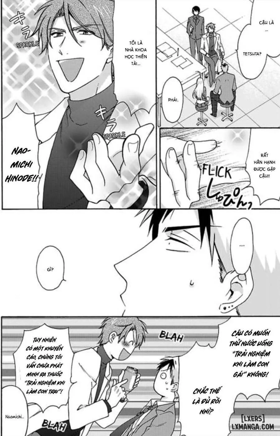 HentaiVN.net - Ảnh 4 - Nyotaika Yankee Gakuen: Ore no Hajimete, Nerawaretemasu! - Chap 25