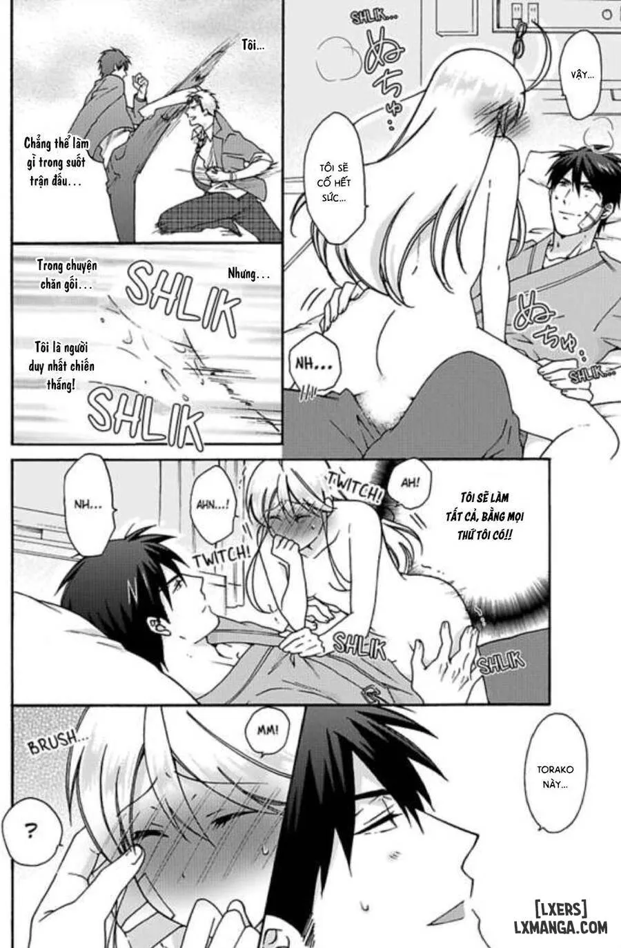 HentaiVN.net - Ảnh 24 - Nyotaika Yankee Gakuen: Ore no Hajimete, Nerawaretemasu! - Chap 26