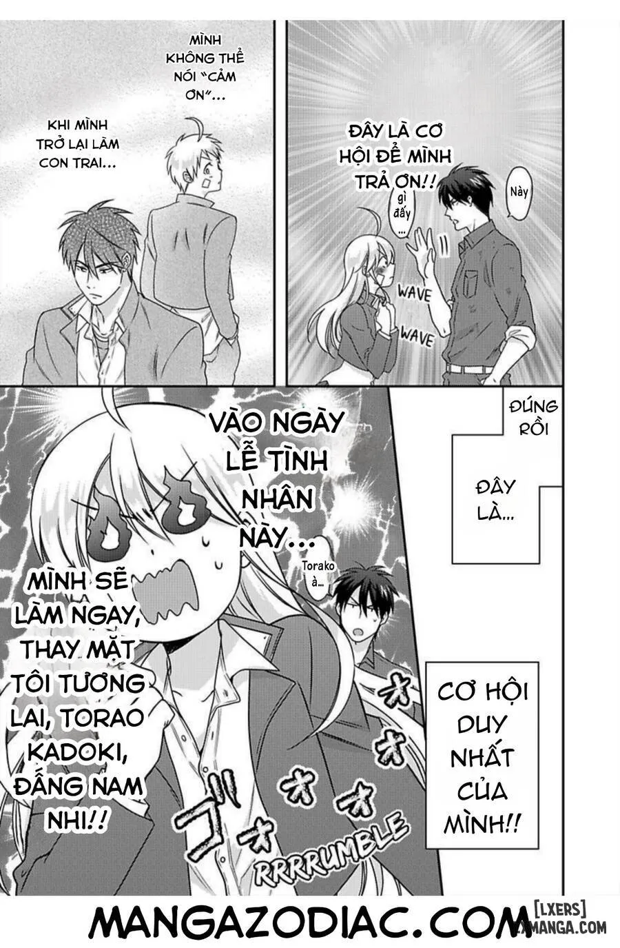 HentaiVN.net - Ảnh 24 - Nyotaika Yankee Gakuen: Ore no Hajimete, Nerawaretemasu! - Chap 37