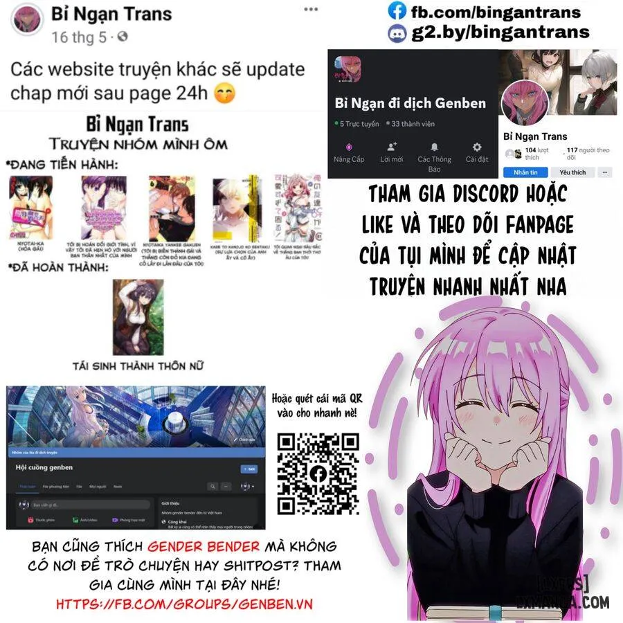HentaiVN.net - Ảnh 14 - Nyotaika Yankee Gakuen: Ore no Hajimete, Nerawaretemasu! - Chap 38