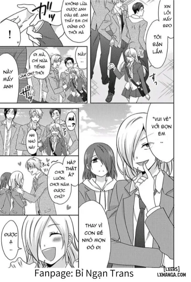 HentaiVN.net - Ảnh 7 - Nyotaika Yankee Gakuen: Ore no Hajimete, Nerawaretemasu! - Chap 39