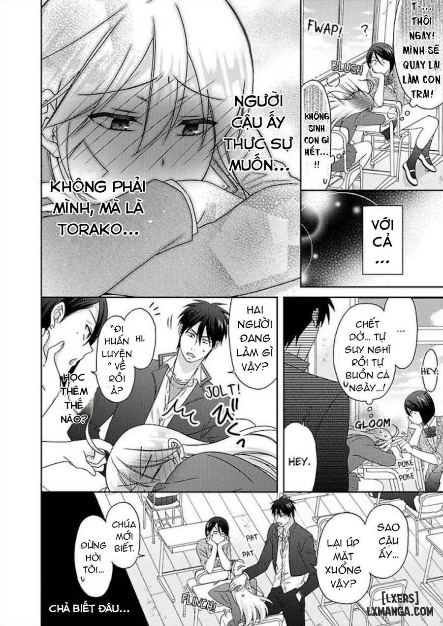 HentaiVN.net - Ảnh 16 - Nyotaika Yankee Gakuen: Ore no Hajimete, Nerawaretemasu! - Chap 42