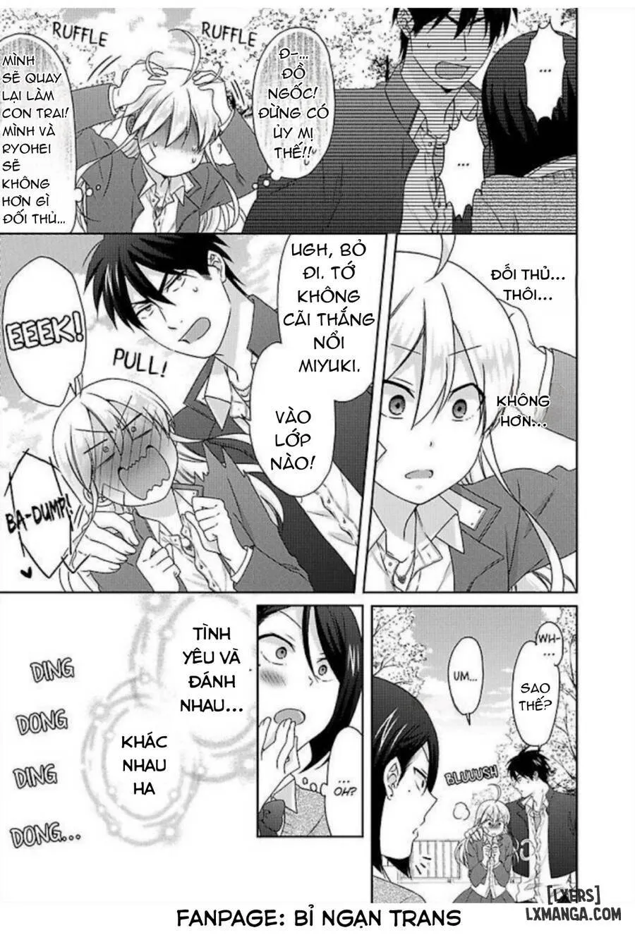HentaiVN.net - Ảnh 7 - Nyotaika Yankee Gakuen: Ore no Hajimete, Nerawaretemasu! - Chap 42