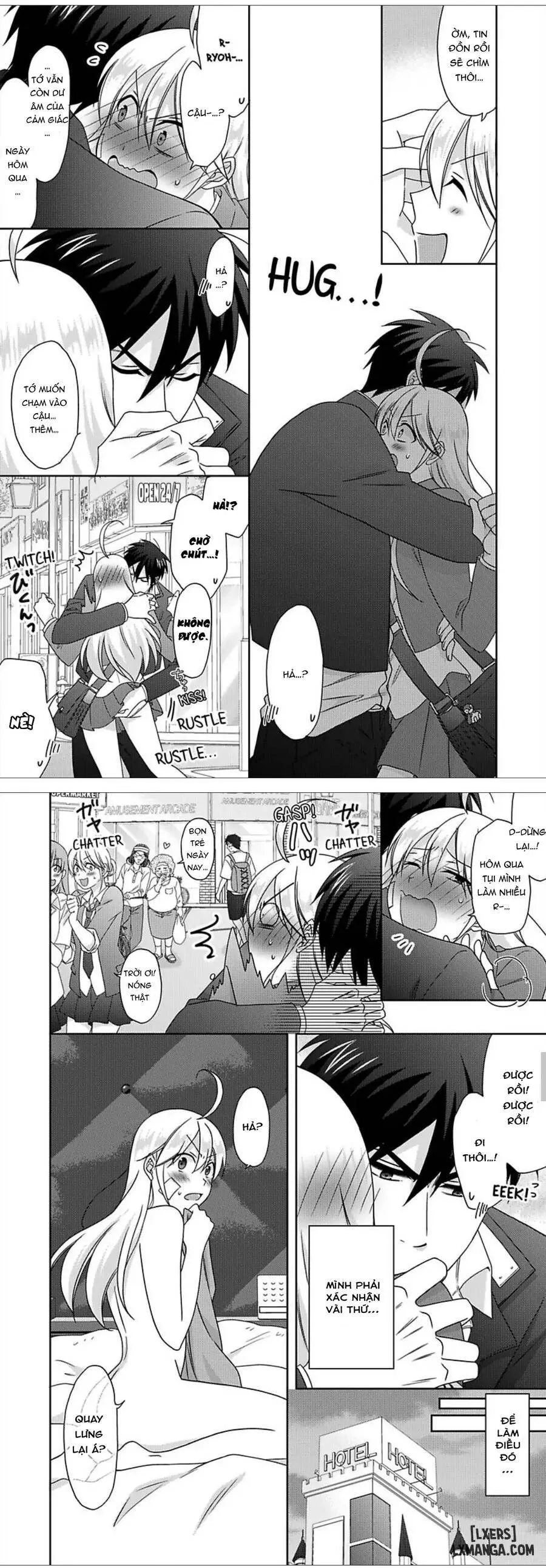 HentaiVN.net - Ảnh 9 - Nyotaika Yankee Gakuen: Ore no Hajimete, Nerawaretemasu! - Chap 45