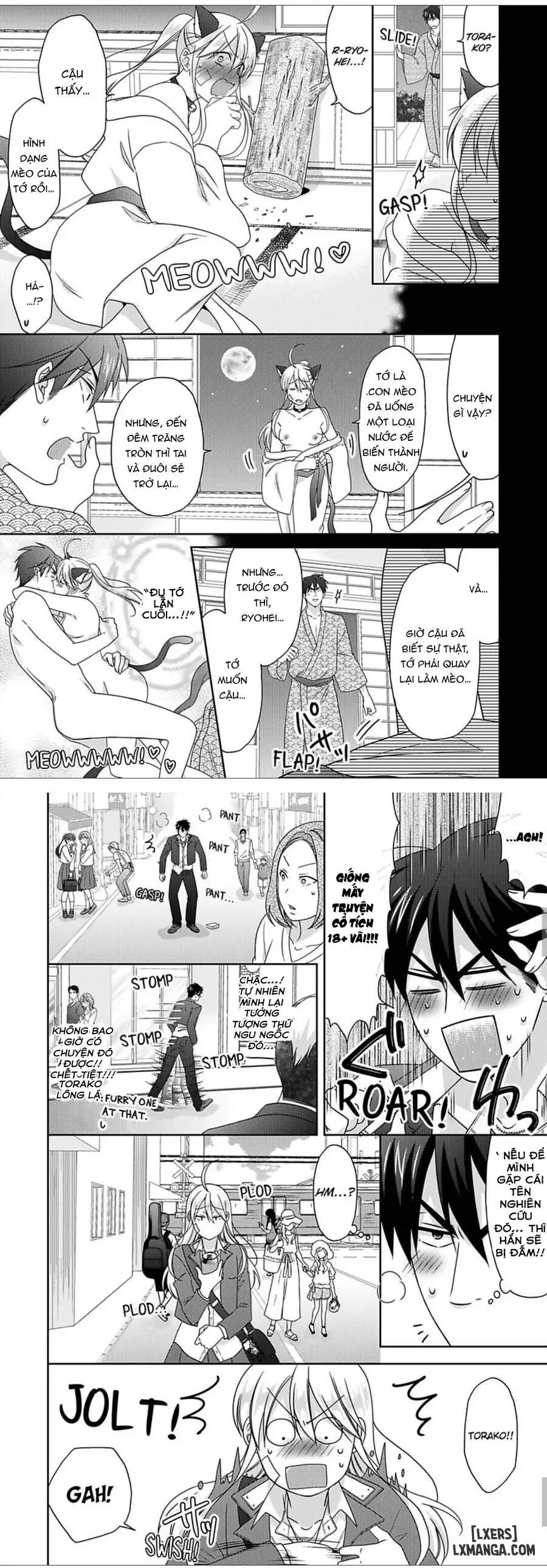 HentaiVN.net - Ảnh 8 - Nyotaika Yankee Gakuen: Ore no Hajimete, Nerawaretemasu! - Chap 45