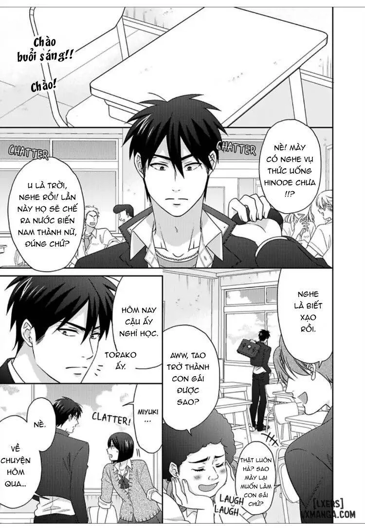 HentaiVN.net - Ảnh 4 - Nyotaika Yankee Gakuen: Ore no Hajimete, Nerawaretemasu! - Chap 47