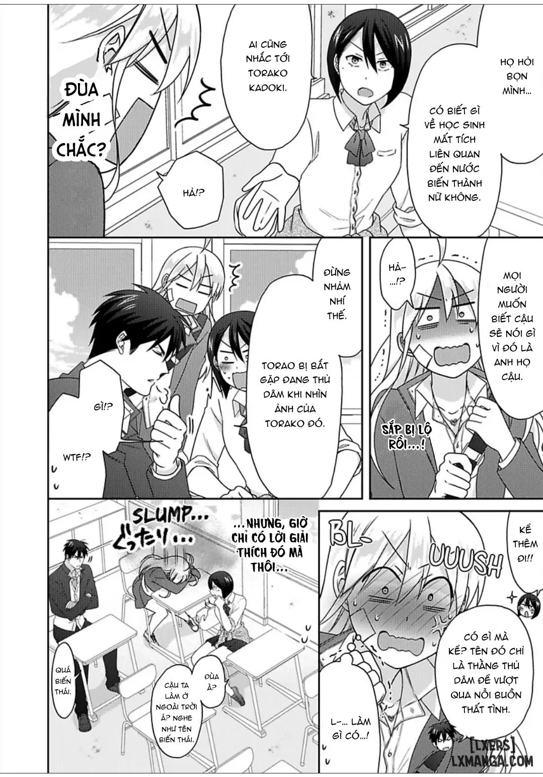 HentaiVN.net - Ảnh 10 - Nyotaika Yankee Gakuen: Ore no Hajimete, Nerawaretemasu! - Chap 48