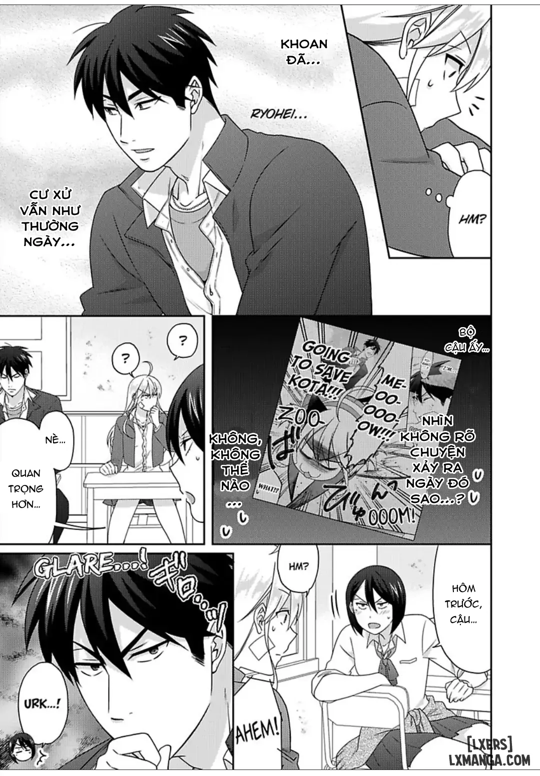 HentaiVN.net - Ảnh 11 - Nyotaika Yankee Gakuen: Ore no Hajimete, Nerawaretemasu! - Chap 48