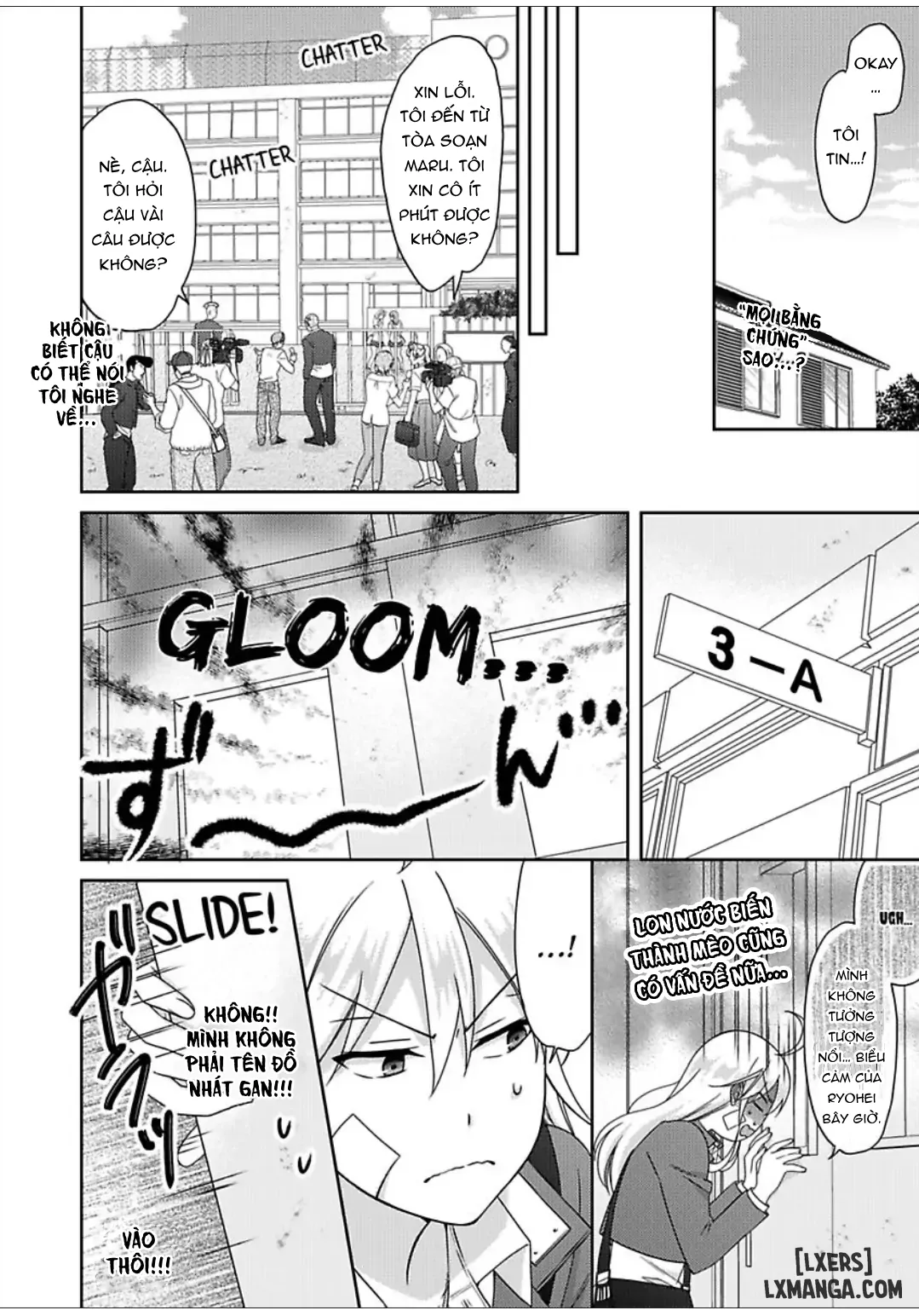 HentaiVN.net - Ảnh 8 - Nyotaika Yankee Gakuen: Ore no Hajimete, Nerawaretemasu! - Chap 48