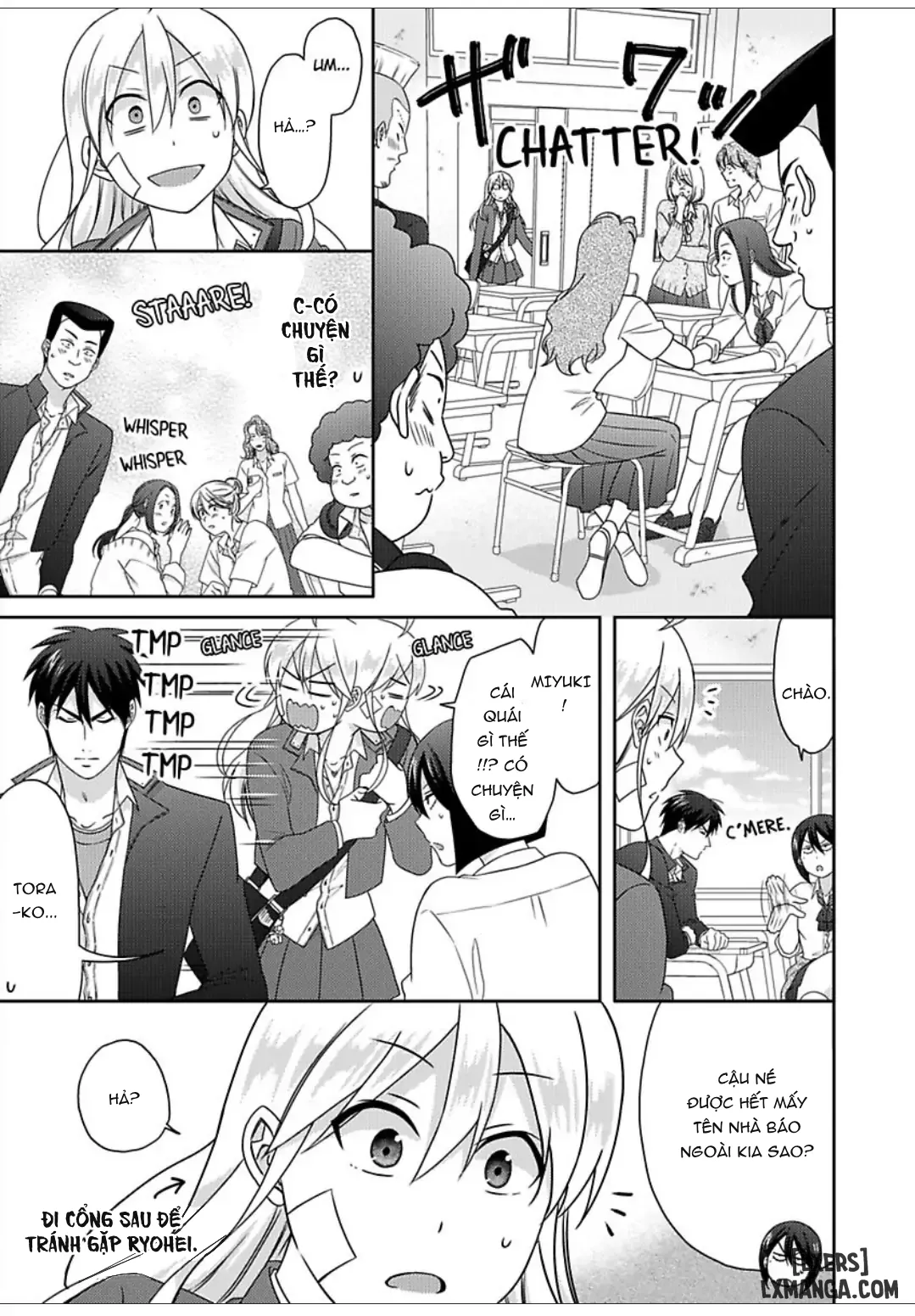 HentaiVN.net - Ảnh 9 - Nyotaika Yankee Gakuen: Ore no Hajimete, Nerawaretemasu! - Chap 48