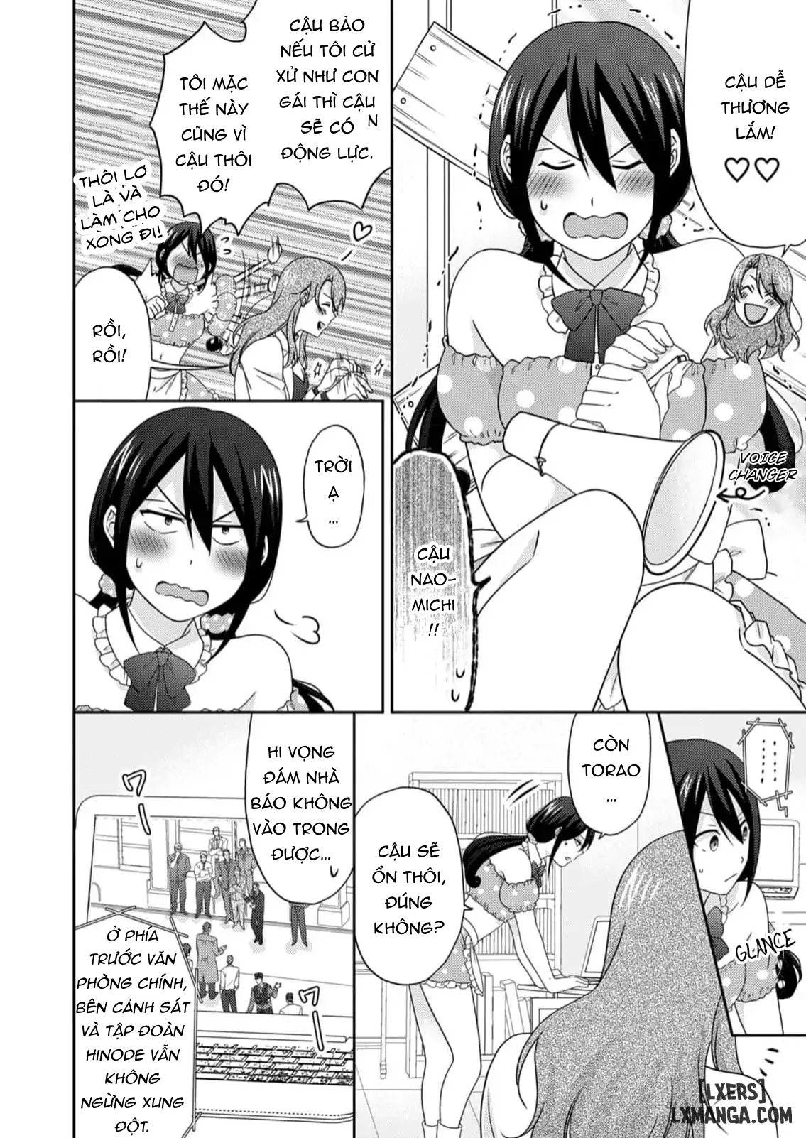 HentaiVN.net - Ảnh 16 - Nyotaika Yankee Gakuen: Ore no Hajimete, Nerawaretemasu! - Chap 50