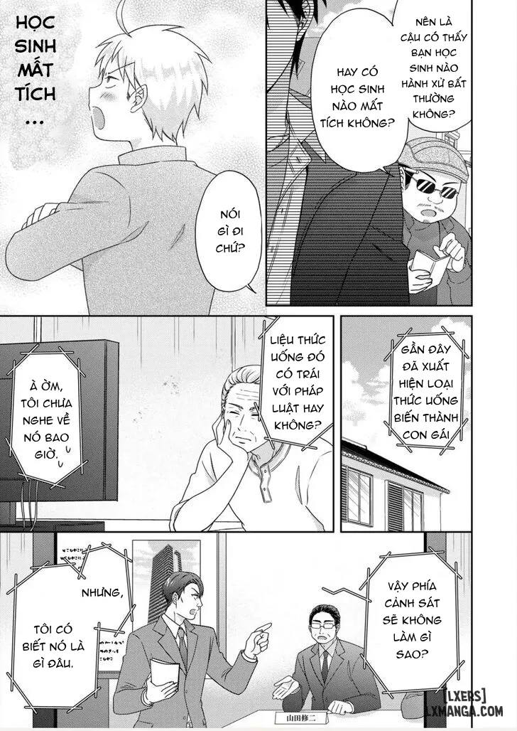 HentaiVN.net - Ảnh 15 - Nyotaika Yankee Gakuen: Ore no Hajimete, Nerawaretemasu! - Chap 50.2
