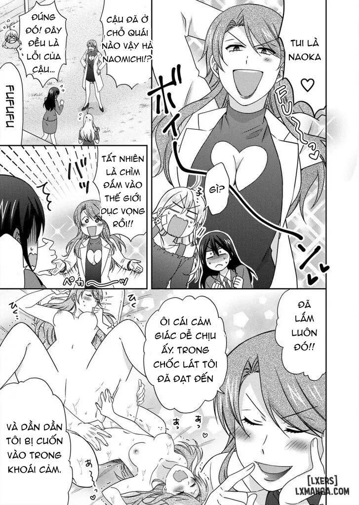 HentaiVN.net - Ảnh 5 - Nyotaika Yankee Gakuen: Ore no Hajimete, Nerawaretemasu! - Chap 50.2