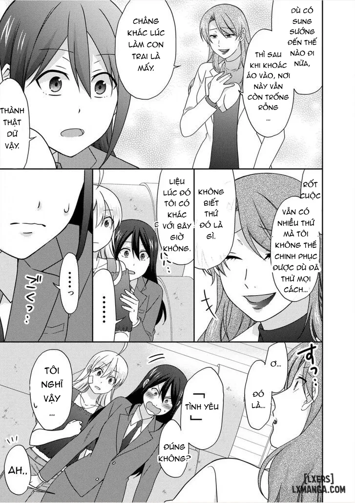 HentaiVN.net - Ảnh 7 - Nyotaika Yankee Gakuen: Ore no Hajimete, Nerawaretemasu! - Chap 50.2