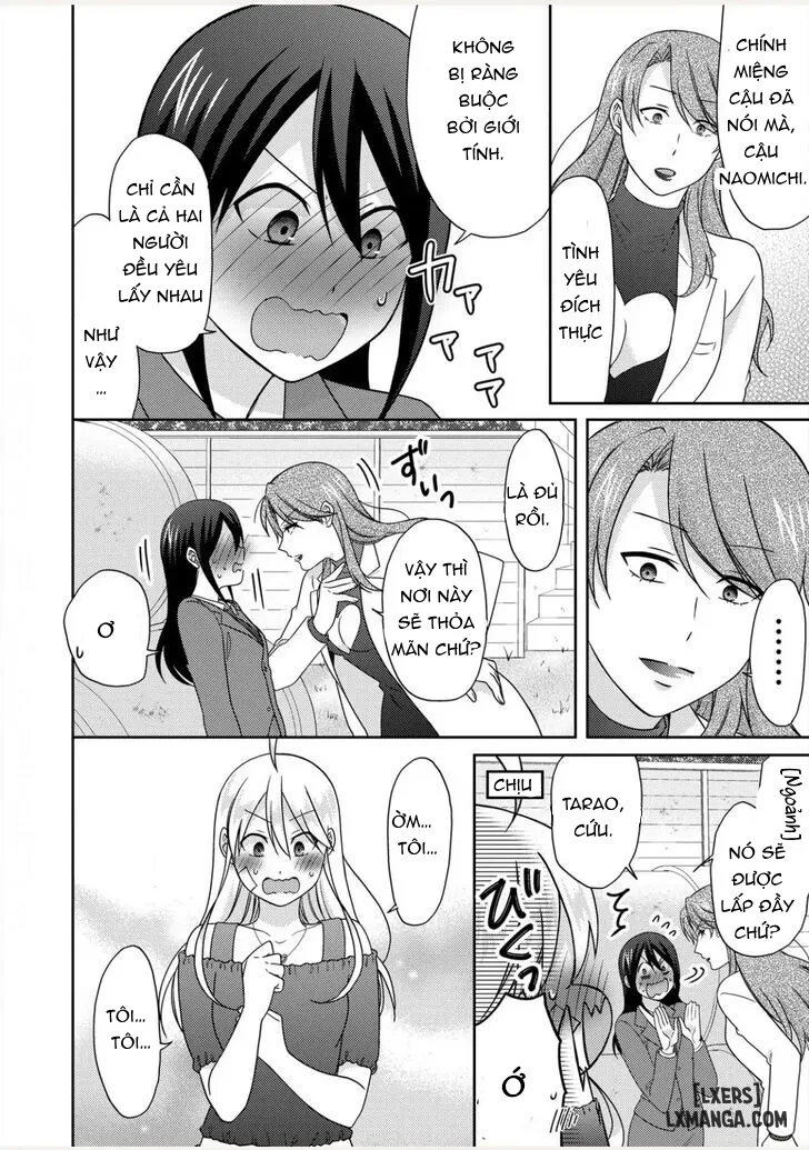HentaiVN.net - Ảnh 8 - Nyotaika Yankee Gakuen: Ore no Hajimete, Nerawaretemasu! - Chap 50.2