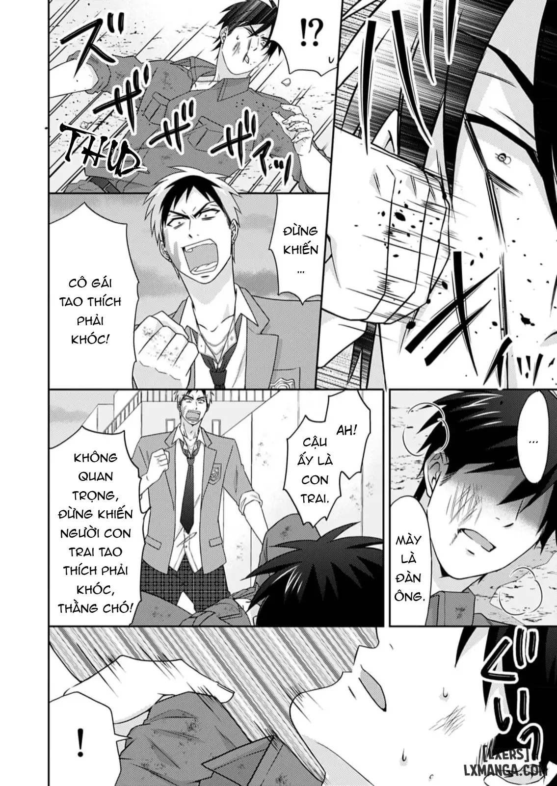 HentaiVN.net - Ảnh 8 - Nyotaika Yankee Gakuen: Ore no Hajimete, Nerawaretemasu! - Chap 51