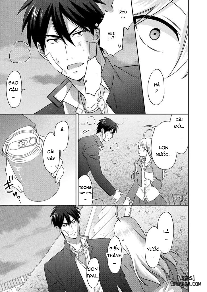 HentaiVN.net - Ảnh 7 - Nyotaika Yankee Gakuen: Ore no Hajimete, Nerawaretemasu! - Chap 52.2