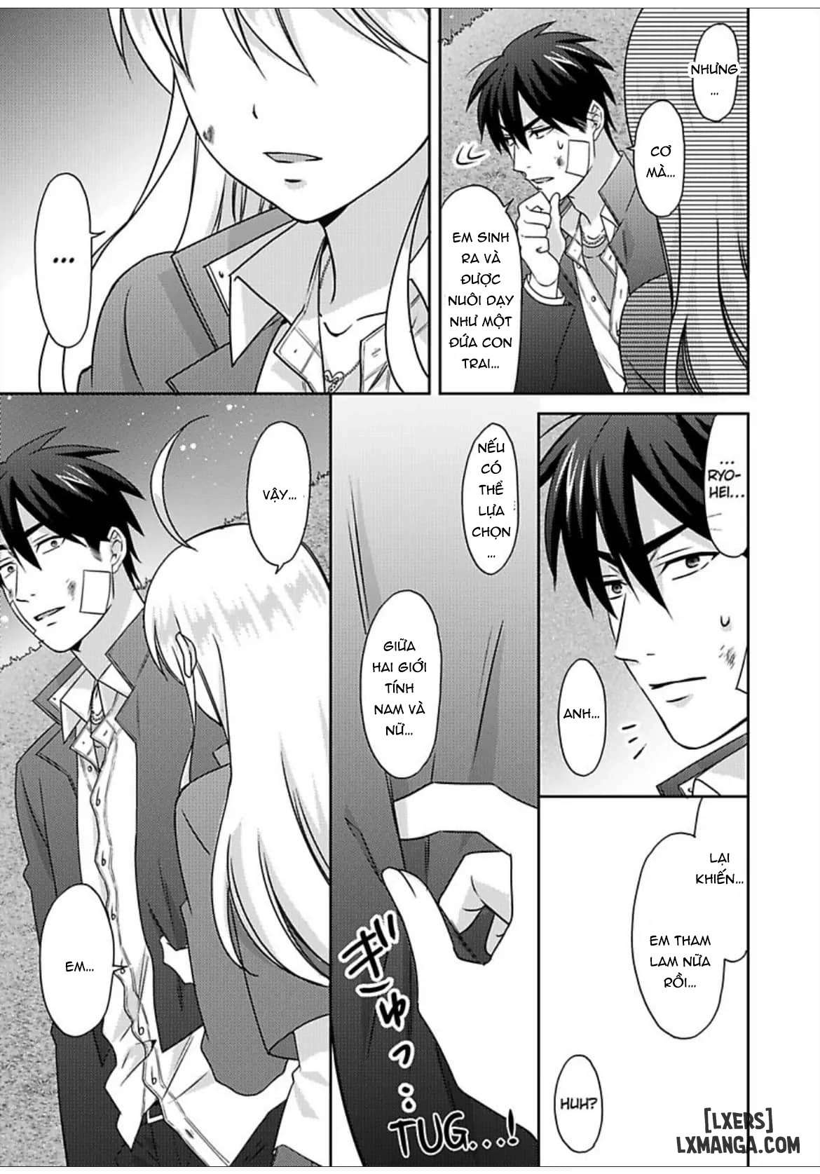 HentaiVN.net - Ảnh 15 - Nyotaika Yankee Gakuen: Ore no Hajimete, Nerawaretemasu! - Chap 53